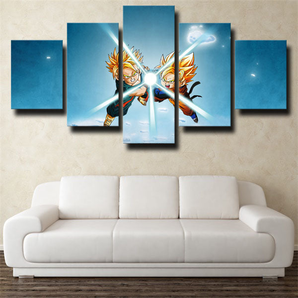 Dragon Ball Trunks And Goten Canvas Wall Art