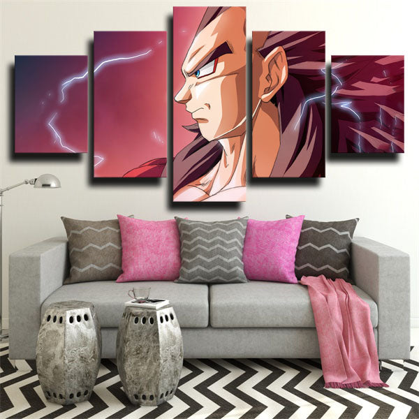 Dragon Ball Vegeta Side Face Canvas Wall Art