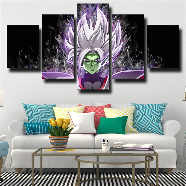 Dragon Ball Zamasu Black Background Canvas Wall Art
