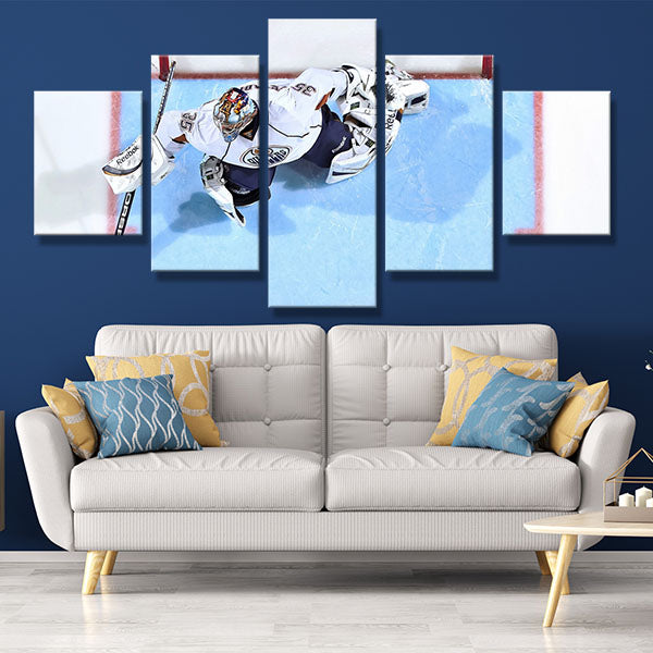 Edmonton Oilers Centre Khabibulin Patrick O’Sullivan Canvas Wall Art
