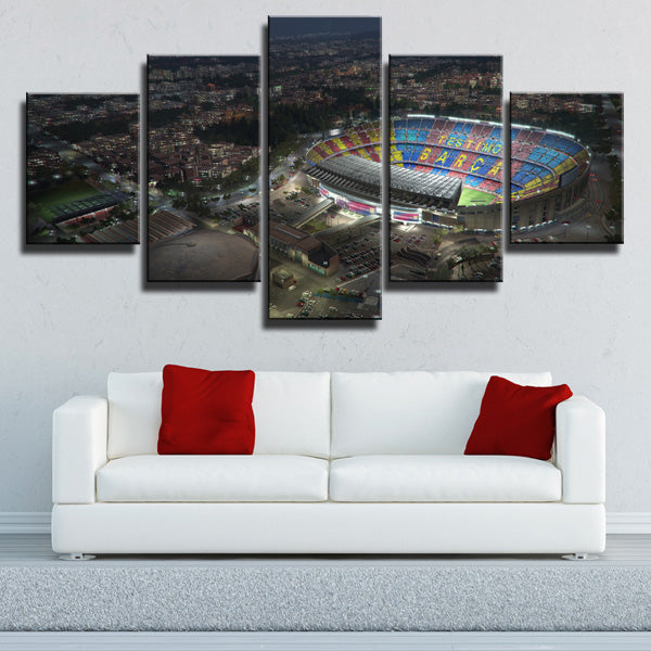 Fc Barcelona Camp Nou Nightscape Canvas Wall Art Fc Barcelona Camp Nou Nightscape Canvas Wall Art