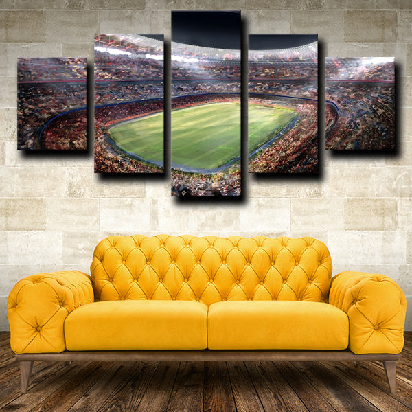 Fc Barcelona Camp Nou Stadium Canvas Wall Art