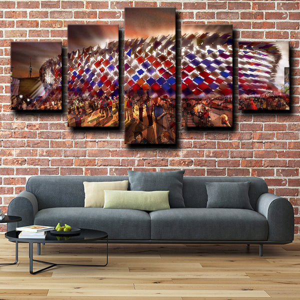 Fc Barcelona Camp Nou Stadium Canvas Wall Art