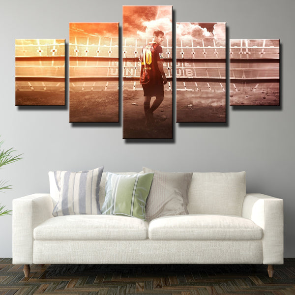 Fc Barcelona Messiah Forward Lionel Messi Canvas Wall Art