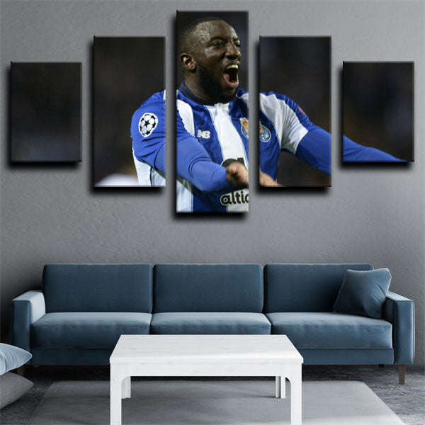 Fc Porto Malian Jamie Vardy Forward Moussa Marega Canvas Wall Art