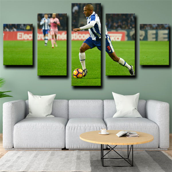 Fc Porto Yacine Brahimi Winger Canvas Wall Art