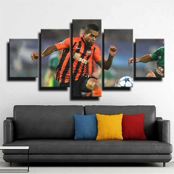 Fc Shakhtar Donetsk Alex Teixeira Team Canvas Wall Art