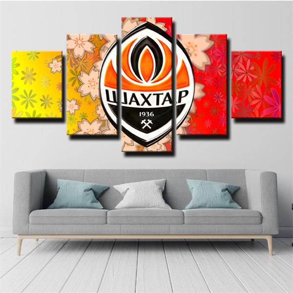 Fc Shakhtar Donetsk Team Symbol Canvas Wall Art