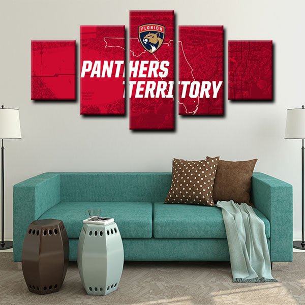 Florida Panthers Team Canvas Wall Art