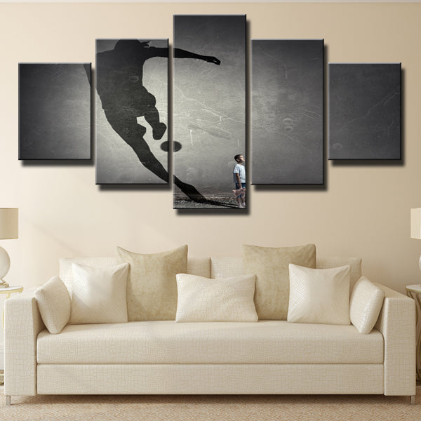 Football Dream For Kid Canvas Wall Art