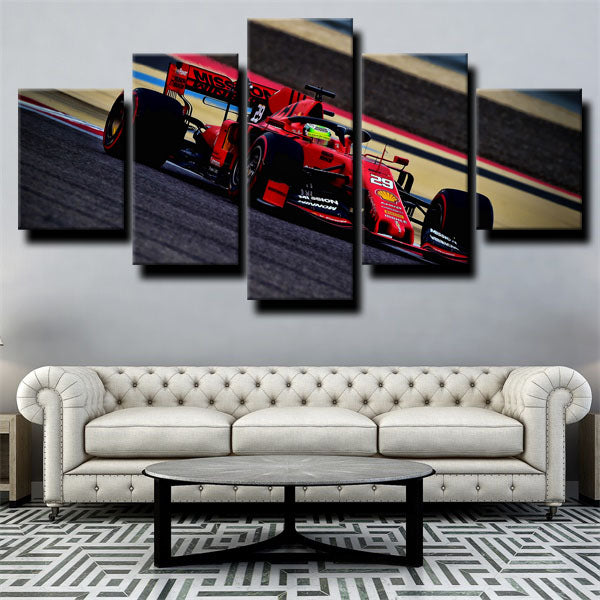Formula 1 Car Ferrari Sf90 No.29 Canvas Wall Art
