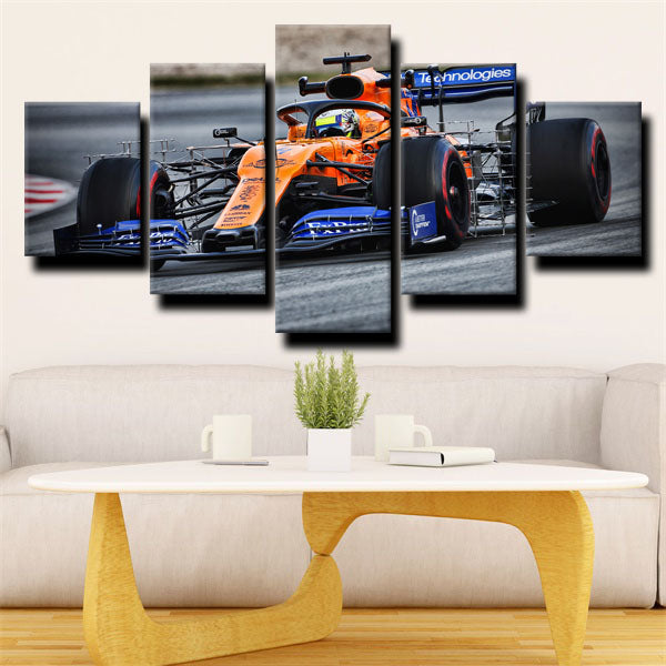 Formula 1 Car Mclaren Mcl34 Canvas Wall Art