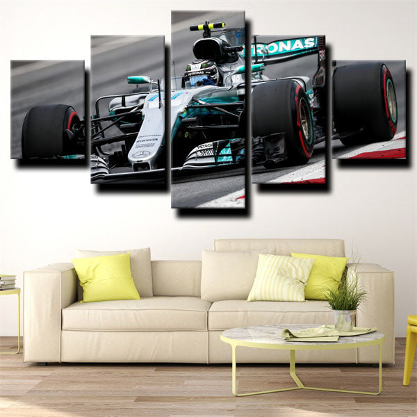 Formula 1 Car Mercedes Amg Canvas Wall Art