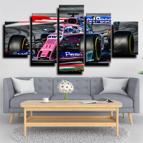 Formula 1 Car Mercedes Rp19 Canvas Wall Art