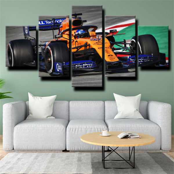 Formula 1 Car New Ferrari Mcl34 Canvas Wall Art