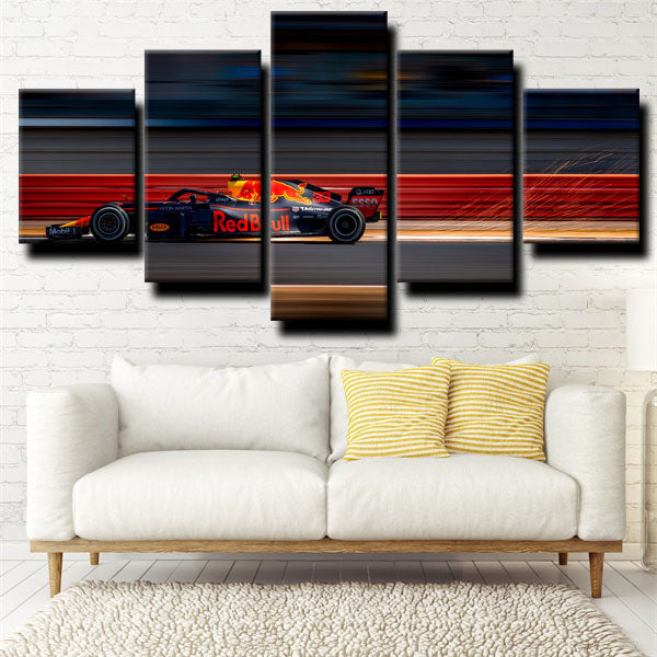 Formula 1 Car Red Bull No.33 Canvas Wall Art