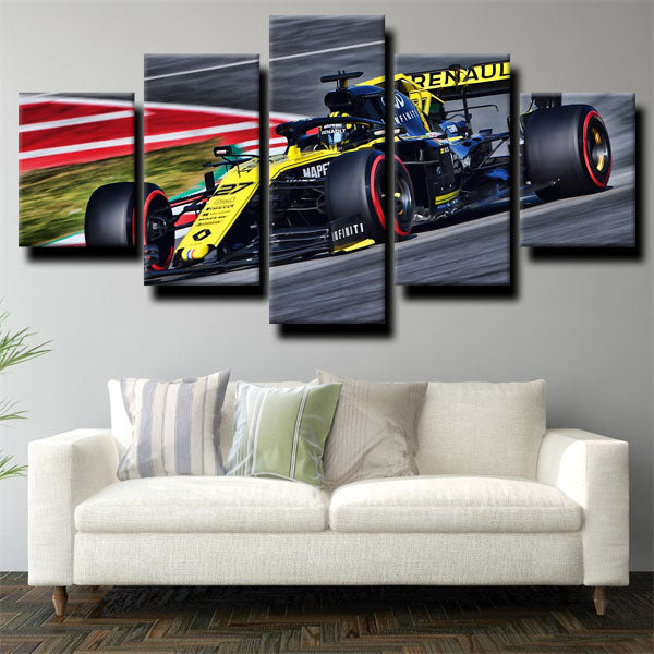 Formula 1 Car Renault E-Tech 19 Canvas Wall Art Formula 1 Car Renault E-Tech 19 Canvas Wall Art
