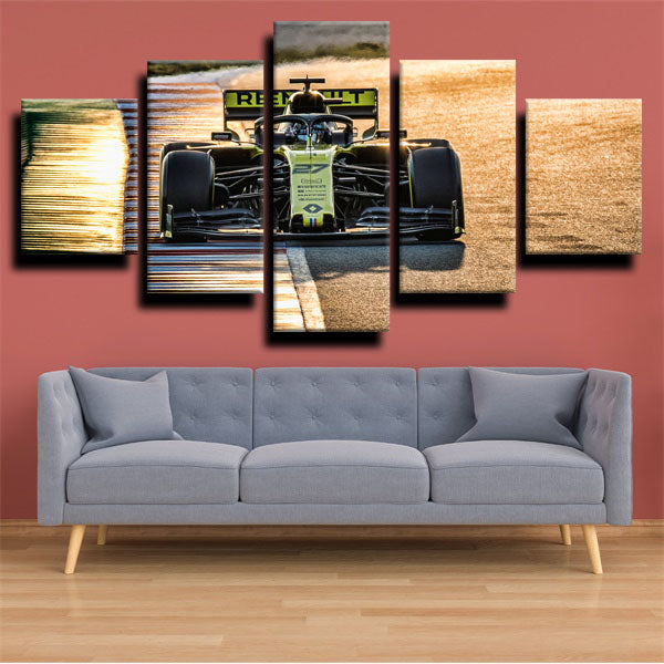 Formula 1 Car Renault Rs19 Canvas Wall Art
