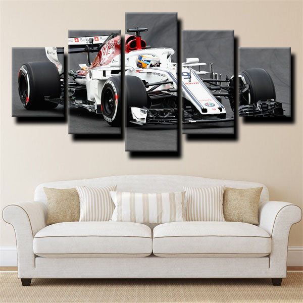 Formula 1 Car Sauber C37 Canvas Wall Art