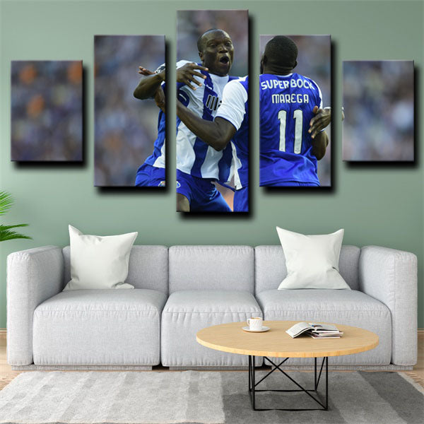 Futebol Clube Do Porto Fc Porto Team Emblem Canvas Wall Art