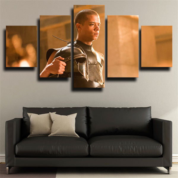 Game Of Thrones Grey Worm Canvas Wall Art