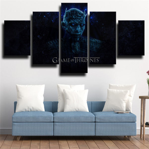 Game Of Thrones He Night King Canvas Wall Art