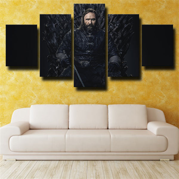 Game Of Thrones The Hound Sandor Clegane Canvas Wall Art