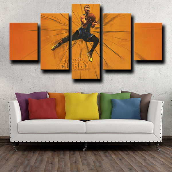 Golden State Warriors Guard Chef Curry Stephen Curry Canvas Wall Art