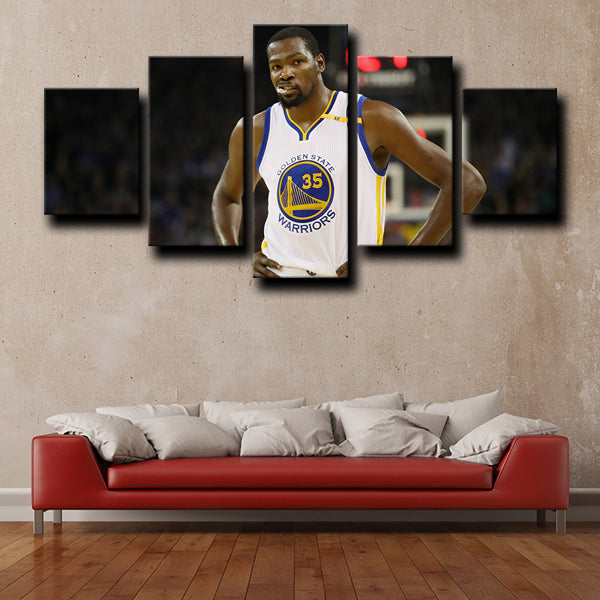 Golden State Warriors Small Forward Kevin Durant Canvas Wall Art
