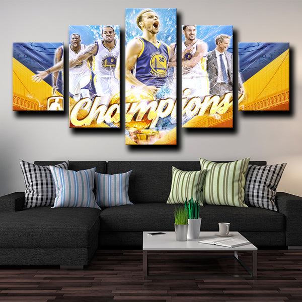 Golden State Warriors Teammates Canvas Wall Art