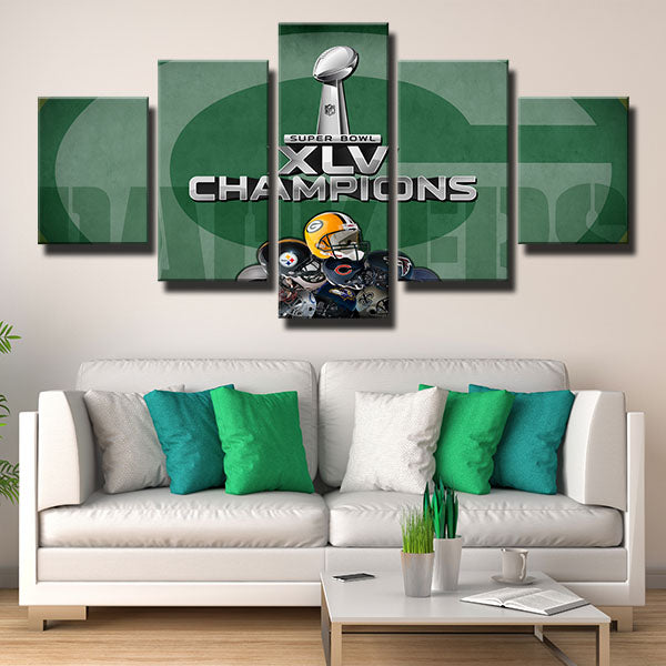 Green Bay Packers Champions Canvas Wall Art