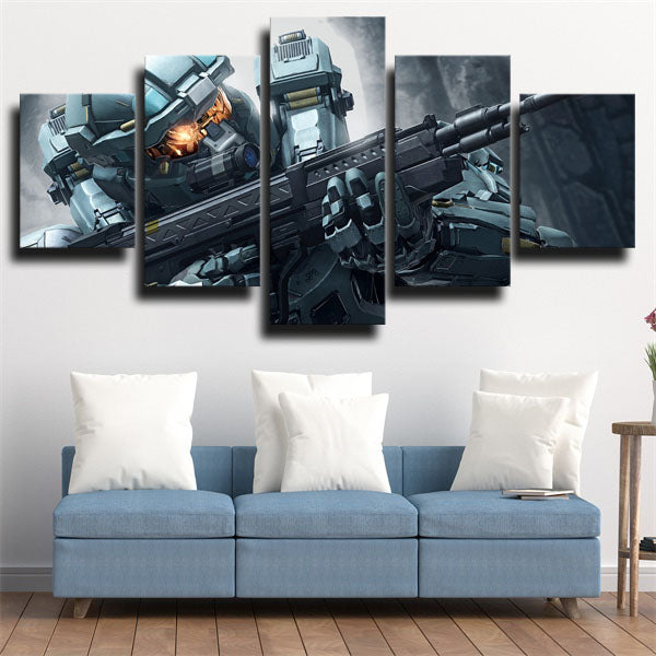Halo Master Chief Canvas Wall Art
