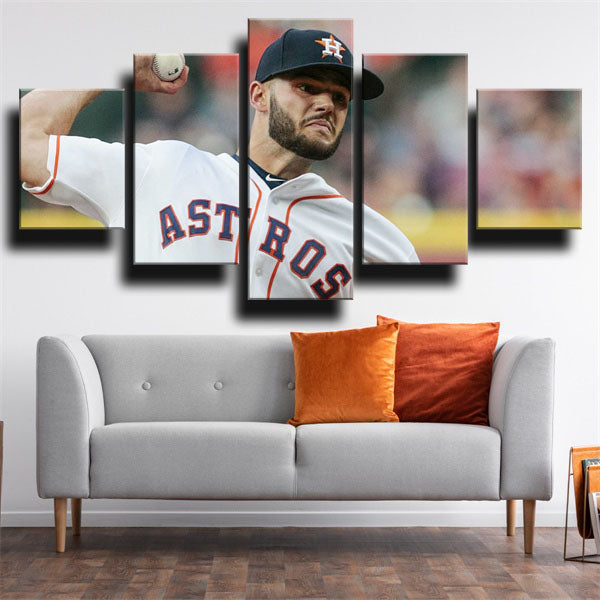 Houston Astros Starting Pitcher Trader Joe Lance Mccullers Jr. Canvas Wall Art