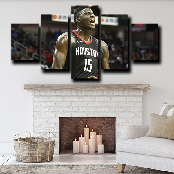 Houston Rockets Centre Forward Pancake King Clint Capela Canvas Wall Art