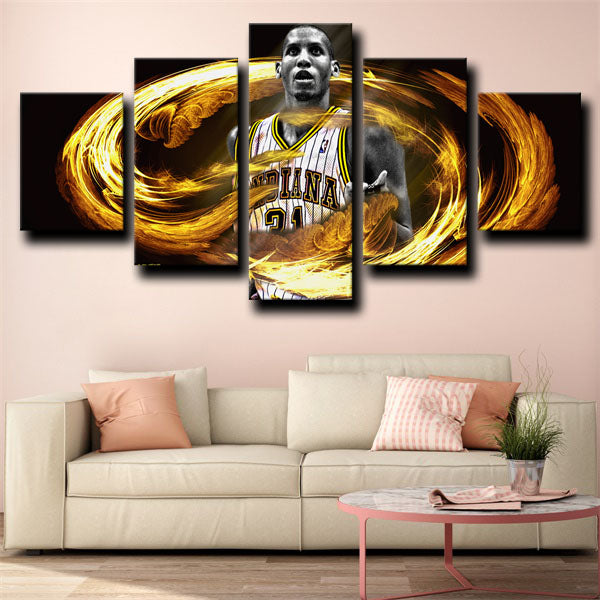 Indiana Pacers Guard Knick Killer Miller Canvas Wall Art