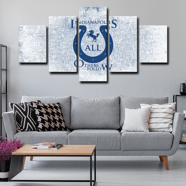 Indianapolis Colts Team Canvas Wall Art