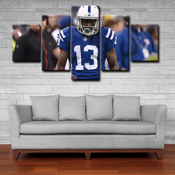 Indianapolis Colts Wide Receiver Little T.Y. Hilton Canvas Wall Art
