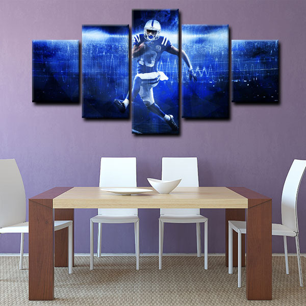 Indianapolis Colts Wide Receiver Little T.Y. Hilton Canvas Wall Art