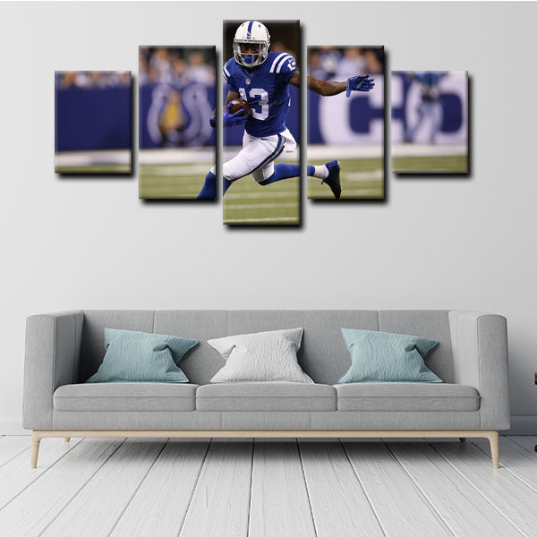 Indianapolis Colts Wide Receiver The Ghost Hilton Canvas Wall Art