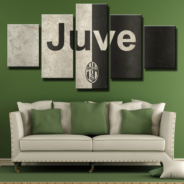 Juventus F.C. Juve Canvas Wall Art