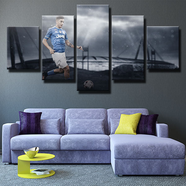 Juventus Fc Dybala La Joya Football Canvas Wall Art