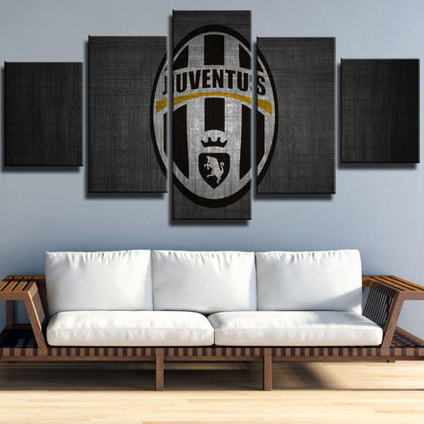 Juventus Football Club Crest Canvas Wall Art