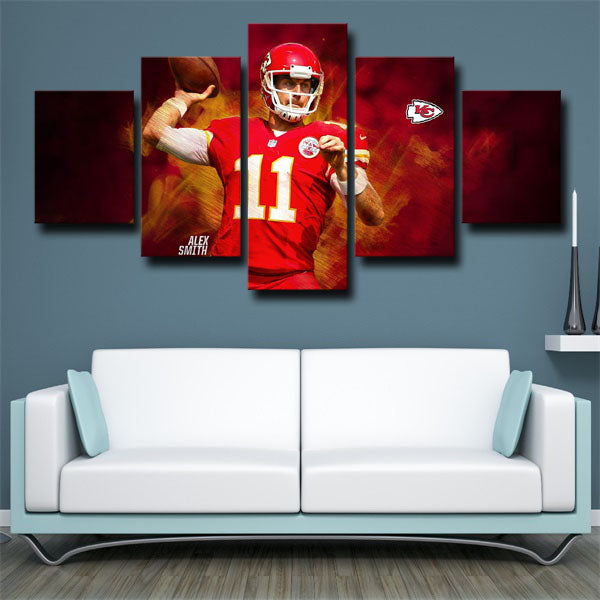 #11 Quarterback As11 Alex Smith Canvas Wall Art