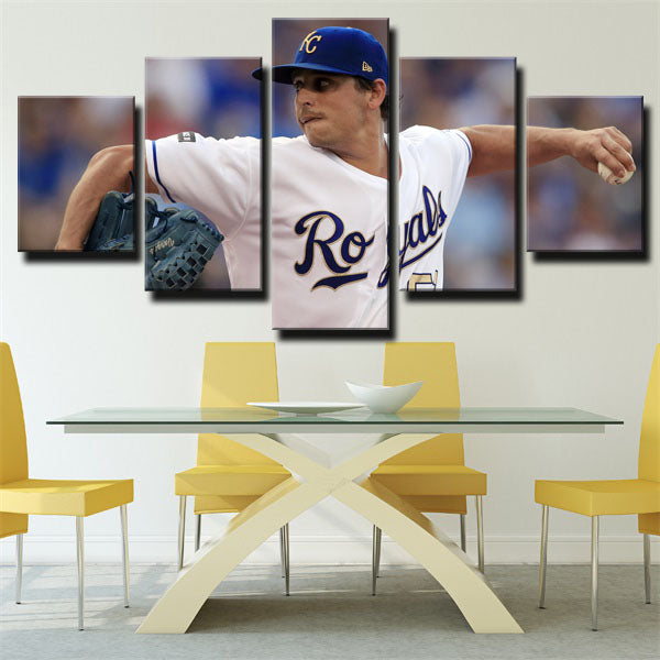 Kansas City Royals Pitcher Jason Varga Canvas Wall Art