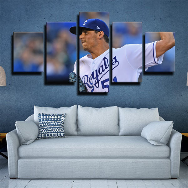 Kansas City Royals Pitcher Varg Jason Varga Canvas Wall Art