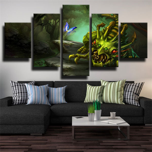 League Of Legends Archer Mage Kog’Maw Canvas Wall Art