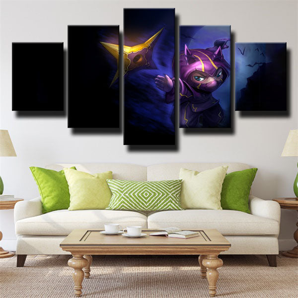 League Of Legends Archer Master Kennen Canvas Wall Art
