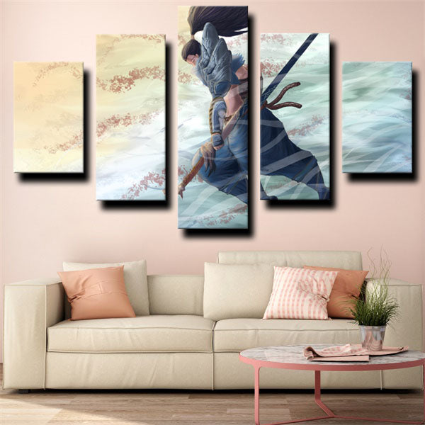 League Of Legends Assassin Fighter Yasuo Canvas Wall Art
