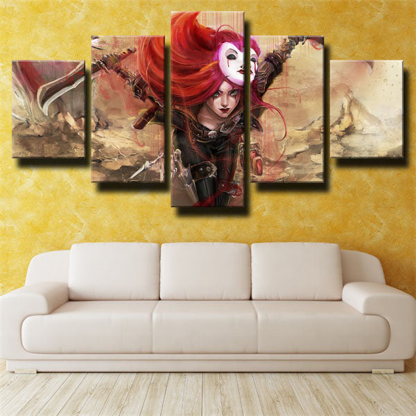 League Of Legends Assassin Mage Katarina Canvas Wall Art