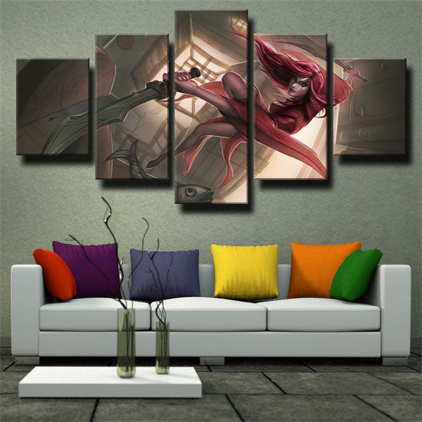 League Of Legends Assassin Mage Katarina Canvas Wall Art
